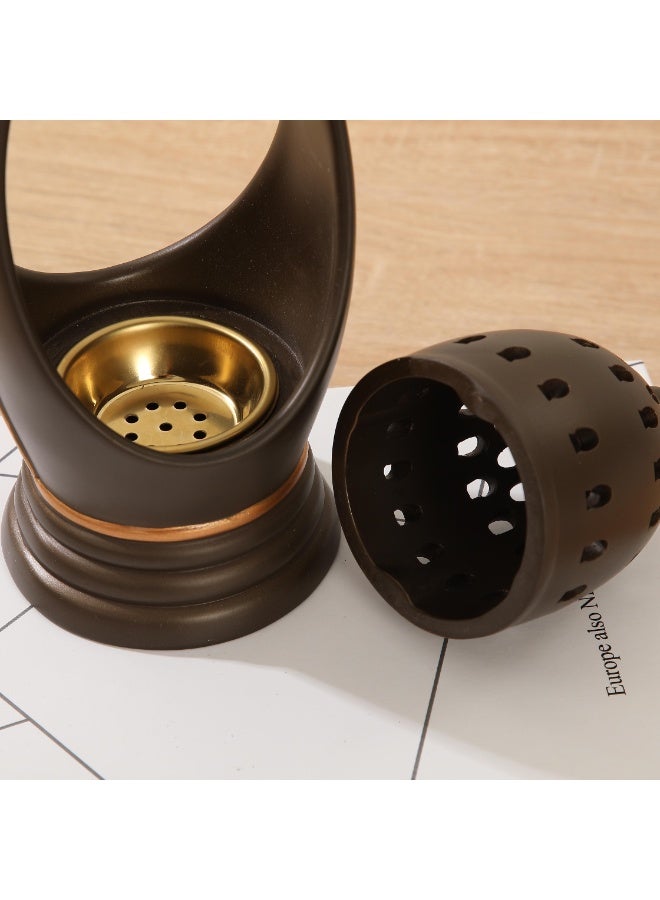 Premium Arabic Magnetic Mabkhara – Luxury Bakhoor & Oud Incense Burner for Majlis, Festivals & Home Ambience - Image 3